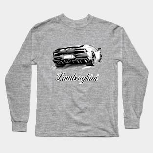 Lamborghini Sketch Long Sleeve T-Shirt